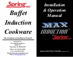 Spring USA MAX INDUCTION SM-651R Installation And Operation Manual preview