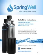 Spring Well CSS+ Installation Instructions Manual preview