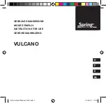 Spring VULCANO Instructions For Use Manual preview