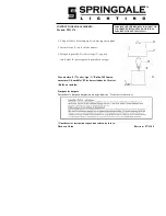 Предварительный просмотр 2 страницы Springdale Lighting PT13270 Assembly Instructions