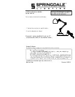 Предварительный просмотр 2 страницы Springdale Lighting PT15320 Assembly Instructions