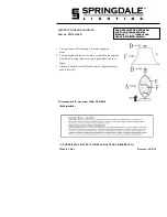 Предварительный просмотр 2 страницы Springdale Lighting PT15482LED Assembly Instructions