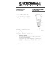 Springdale Lighting SAT15178LED Assembly Instructions предпросмотр