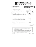 Springdale Lighting SPF16040 Assembly Instructions preview