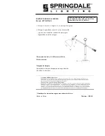 Предварительный просмотр 2 страницы Springdale Lighting SPT15157LED Assembly Instructions