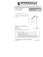 Предварительный просмотр 1 страницы Springdale Lighting SPT16019LED Assembly Instructions