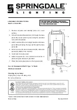 Springdale Lighting STA11096 Assembly Instructions предпросмотр