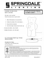 Preview for 1 page of Springdale Lighting STA11200 Assembly Instructions