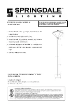 Предварительный просмотр 2 страницы Springdale Lighting STR11108 Assembly Instructions