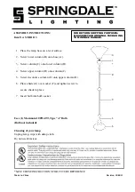 Springdale Lighting STR11113 Assembly Instructions preview