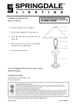 Springdale Lighting STT11134 Assembly Instructions preview