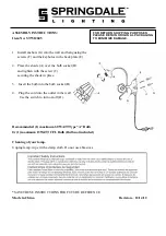 Springdale Lighting STW12045 Assembly Instructions preview