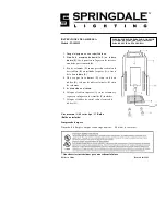 Предварительный просмотр 2 страницы Springdale Lighting TA100259 Assembly Instructions