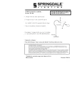 Предварительный просмотр 2 страницы Springdale Lighting TT16010 Assembly Instructions