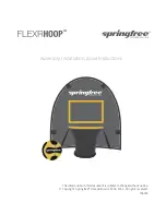 Предварительный просмотр 1 страницы Springfree FLEXRHOOP Series Assembly, Installation And Use Manual