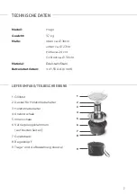 Предварительный просмотр 7 страницы Springlane Hugo Assembly And Operation Instructions Manual