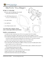 Preview for 3 page of Springtree Media Profile Spot LED Ellipsoidal User Manual And Installation Manual