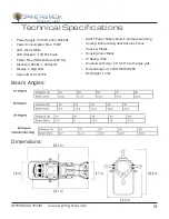 Preview for 9 page of Springtree Media Profile Spot LED Ellipsoidal User Manual And Installation Manual