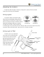 Preview for 6 page of Springtree P200WW LED Ellipsoidal User Manual And Installation Manual