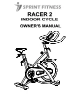 Sprint Fitness RACER 2 Owner'S Manual preview