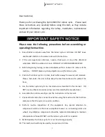 Preview for 2 page of Sprint Fitness RACER 2 Owner'S Manual