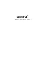 Sprint PCS CDM9155SP Getting To Know Manual preview