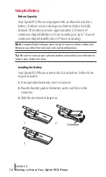 Preview for 20 page of Sprint PCS CDM9155SP Getting To Know Manual