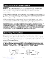 Предварительный просмотр 6 страницы Sprint 16011608500 Owner'S Manual