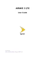 Preview for 1 page of Sprint AIRAVE 3 LTE User Manual