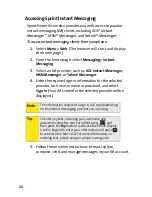 Preview for 24 page of Sprint m620 User Manual