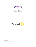 Sprint Ride-Fi User Manual preview