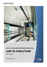 Preview for 1 page of Sprinte ASP 116 evolution Installation And Maintenance Manual