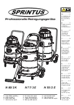 Предварительный просмотр 1 страницы Sprintus N 55 / 2 E Original User Manual