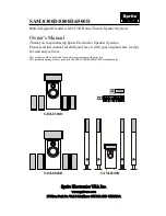 Предварительный просмотр 1 страницы Sprite Electronics SAM-6500D Owner'S Manual