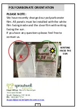 Preview for 4 page of Sproutwell GRANGE-4,3000 Assembly Instructions Manual