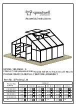 Sproutwell GRANGE - 5 Assembly Instructions Manual preview