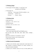 Preview for 4 page of SPRT POS802 User Manual