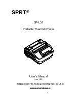 SPRT SP-L31 User Manual предпросмотр