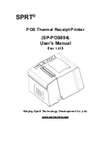 SPRT SP-POS894 User Manual предпросмотр