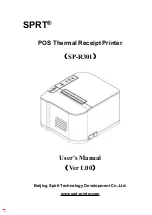 Предварительный просмотр 1 страницы SPRT SP-R301 User Manual