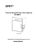 Preview for 1 page of SPRT SP-RME5 User Manual