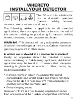 Preview for 9 page of Sprue Safety Products FireAngel CO-9X User Manual