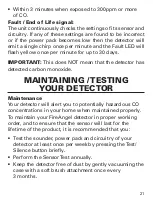 Preview for 21 page of Sprue Safety Products FireAngel CO-9X User Manual