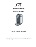 Предварительный просмотр 1 страницы SPT BD-0538 Instruction Manual