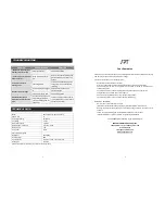 Предварительный просмотр 5 страницы SPT IM-123B Instruction Manual