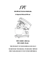 Preview for 1 page of SPT MM-106R Instruction Manual