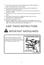 Предварительный просмотр 3 страницы SPT RC-1808 Operation Instructions Manual