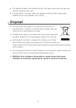 Preview for 6 page of SPT SD-9263SS Instruction Manual