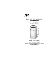 SPT SS-222 Instruction Manual preview