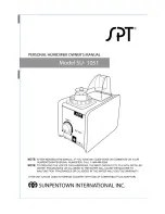 Предварительный просмотр 1 страницы SPT SU-1051 Owner'S Manual